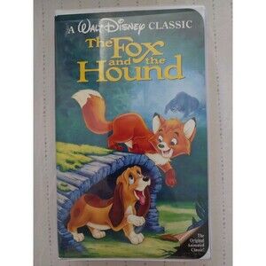 The Fox and the Hound VHS 1994 Black Diamond Disney Film The Classics Original